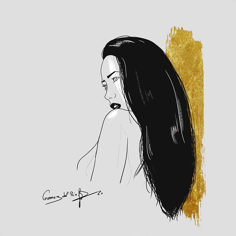 portrait-femme3-david-Gomez-del-Rio Gomez del Rio portrait femme